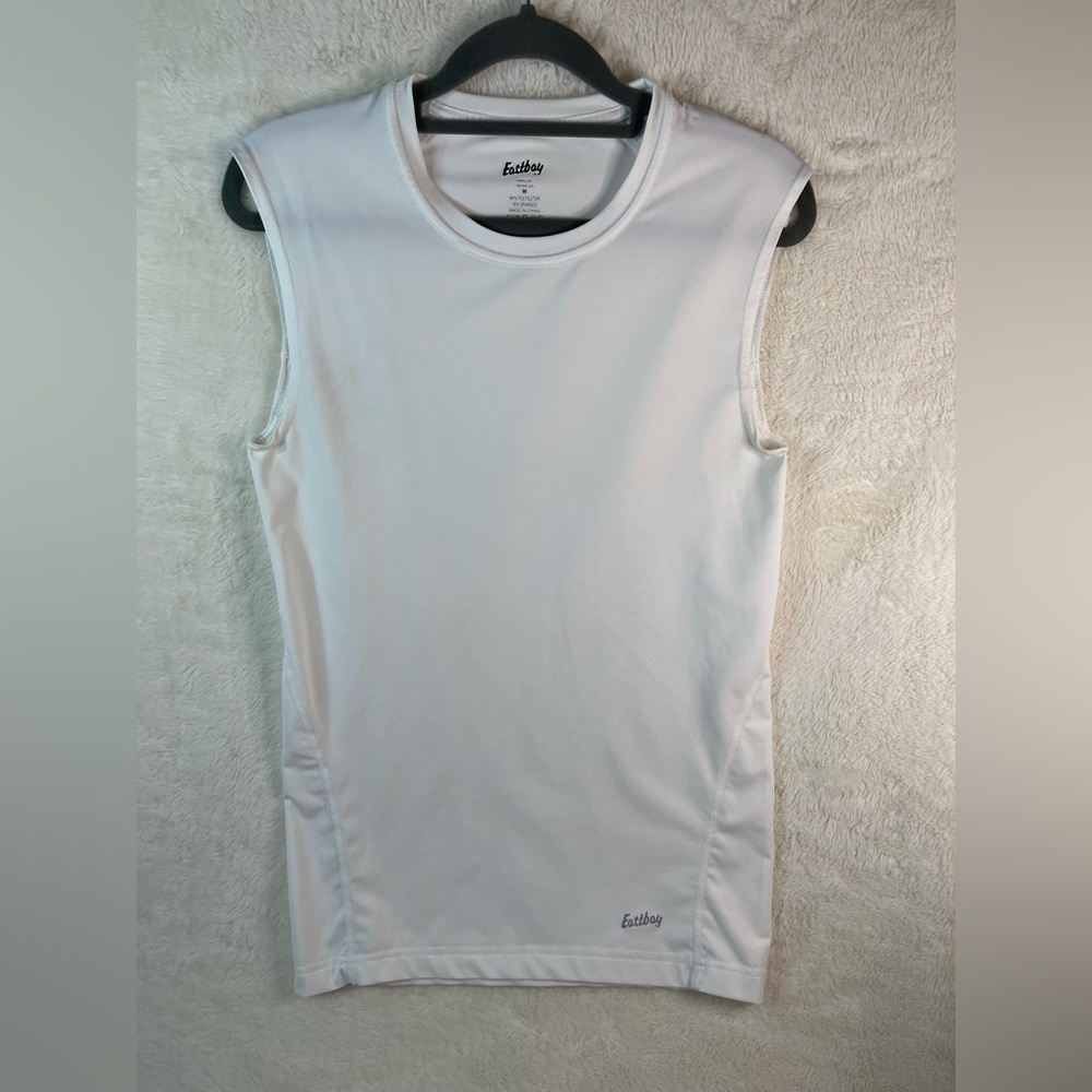 Eastbay Sleeveless White Athletic Shirt